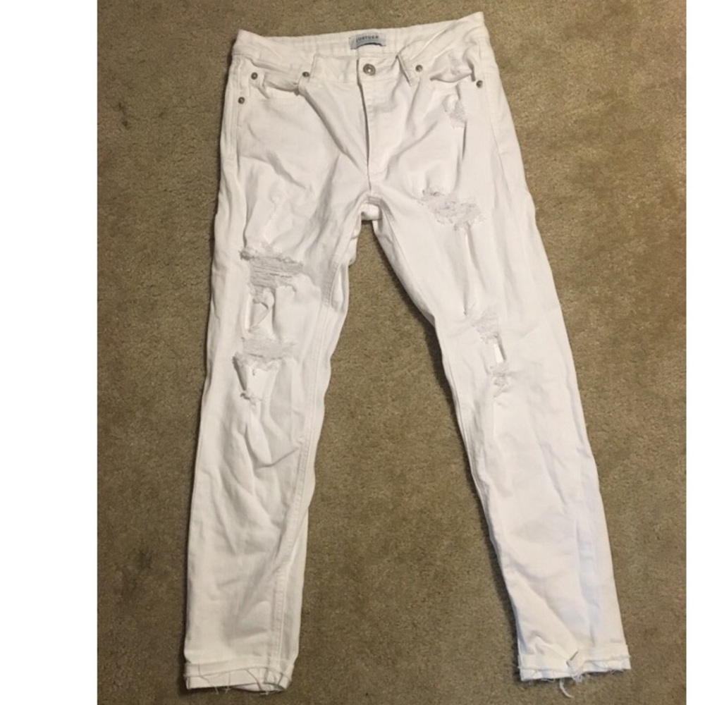 White jeans